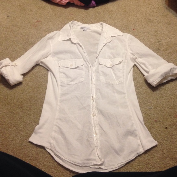 White button up shirt!