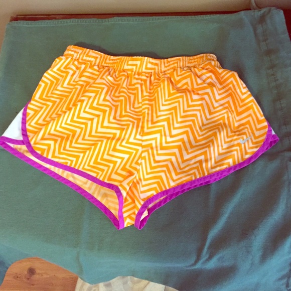 Nike running shorts.