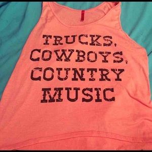 Trucks, Cowboys, country music.