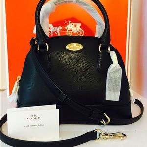 Must have ✅ COACH Cora Mini Dome Satchel in Black