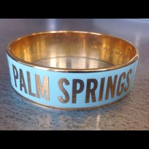 Kate Spade "Palm Springs or Bust" bangle bracelet