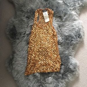 トップス 00s dolce&gabbana glitter tank top brown dolce & gabbana skims tank by Skims - Pickle