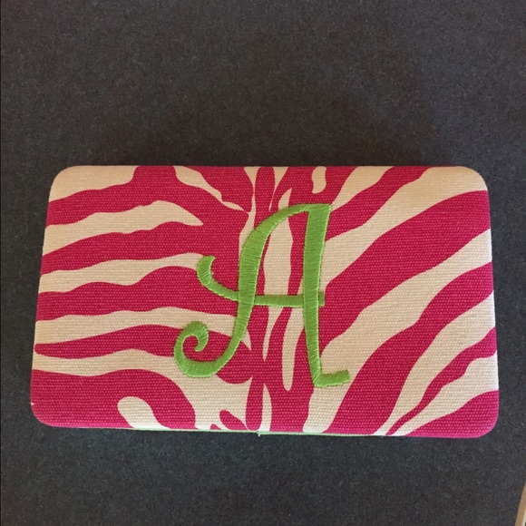 Women's zebra print flat wallet