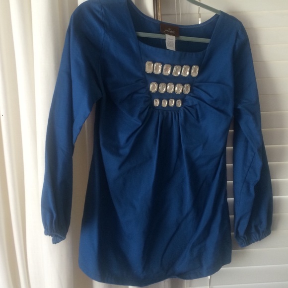 Luxe Large Rhinestone Detail Top
