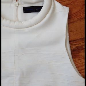 Proenza Schouler Tops - Proenza Schouler Cream Rolled Neck Textured Top Proenza Schouler Tops - Proenza Schouler Cream Rolled Neck Textured Top
