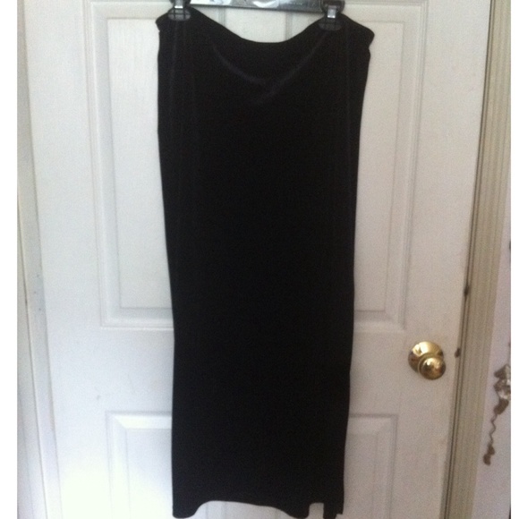 Velvet maxi dress!