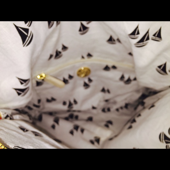 ‼️SOLD‼️Pretty Ships Leith Fold Tote Color Stone - Picture 3 of 4