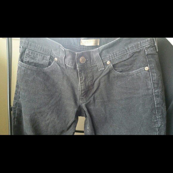 Old Navy Denim Black Lo Waist Straight Leg Jeans - Picture 2 of 4