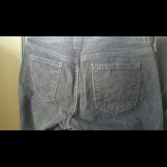 Old Navy Denim Black Lo Waist Straight Leg Jeans - Picture 3 of 4