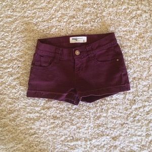 Burgundy RSQ shorts