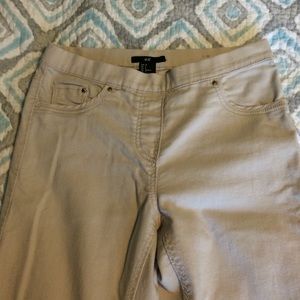H&M stretchy high waisted khakis