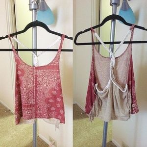 Hipster opened back top.