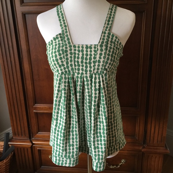 • BCBG Max Azria Green Dot Tank •