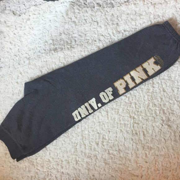 PINK Victoria's Secret Pants - VS pink grey sweats