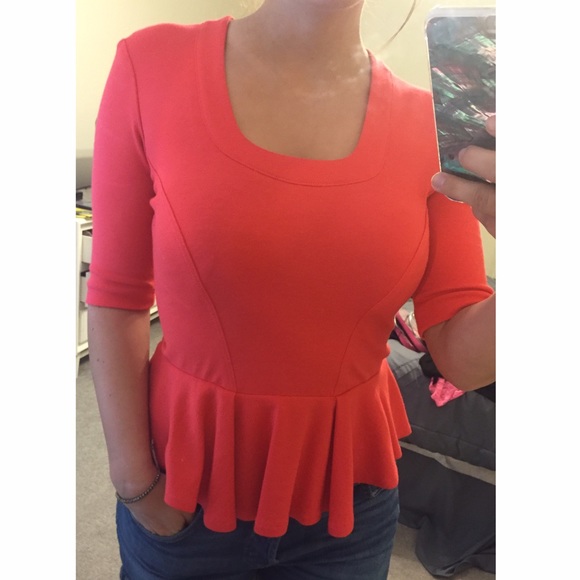 Yoana Baraschi Pink Peplum Top