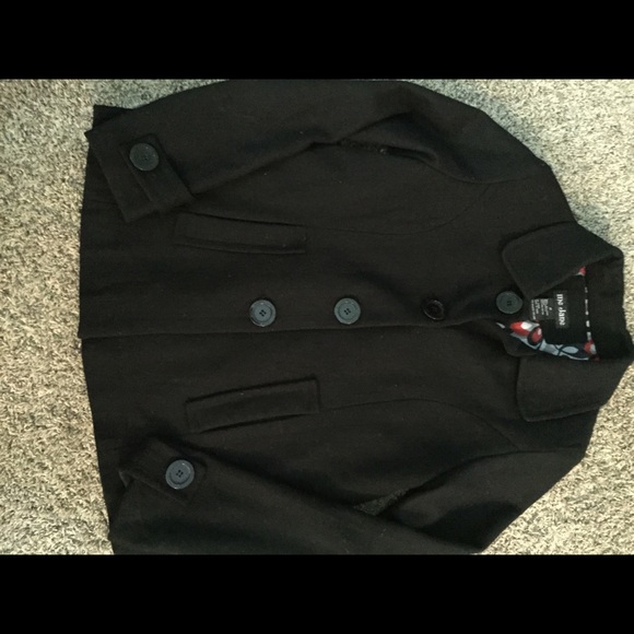 Black women's coat.