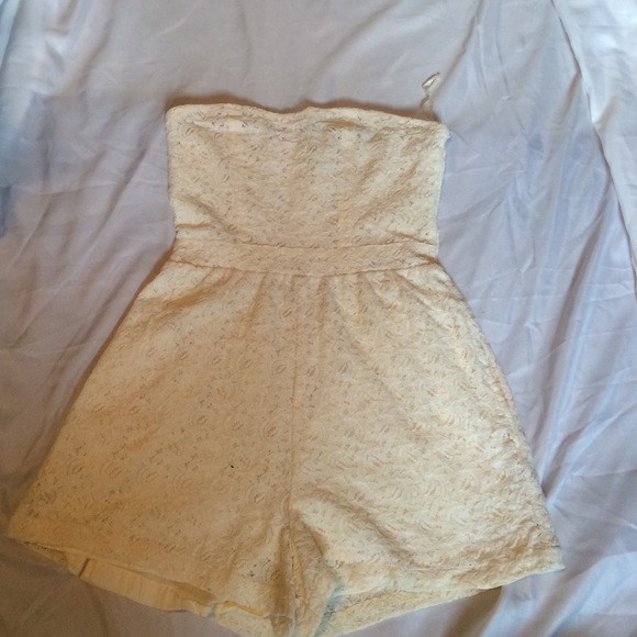 Delia's Other - Lace strapless romper