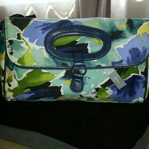 NWT Apt 9 watercolor clutch