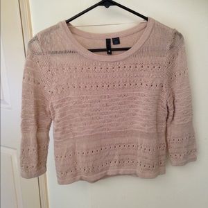 Crocheted crop top from H & M
