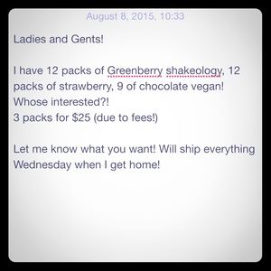 Shakeology!