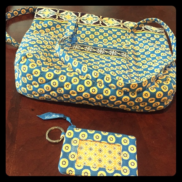 Vera Bradley bag and key ring- 2 for 1!