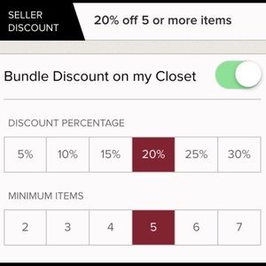 Don't forget bundle discount!😘xxx