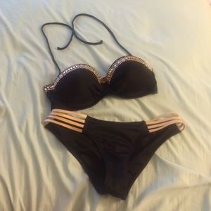 Black and Gold Bikini