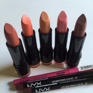 NYX Lipstick Makeup Cosmetics Bundle NEW!