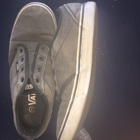 Amazing Grey Boys size 6 Vans - Picture 1 of 1