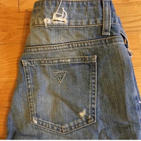 Guess light denim shorts