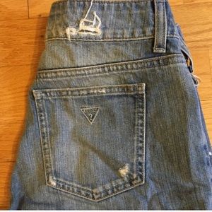 Guess light denim shorts