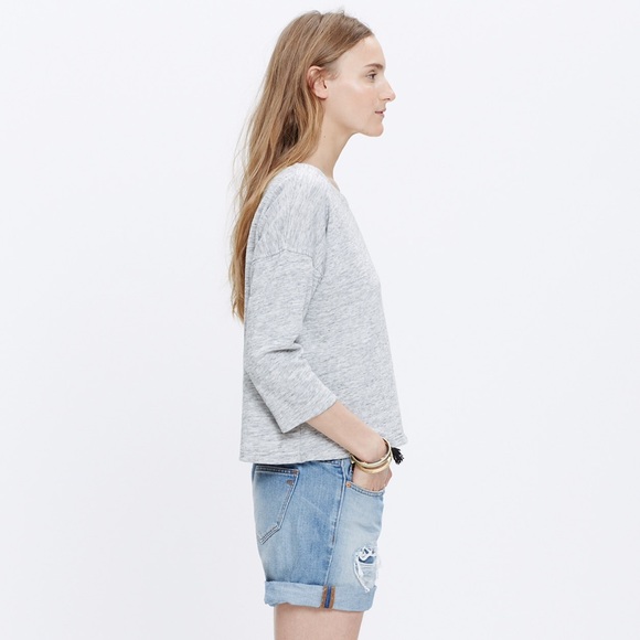 📌SOLD📌Madewell French Terry Pullover XS Grey NWT - Picture 2 of 4