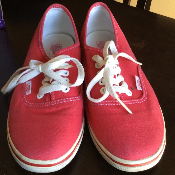Red vans size 9 womens!