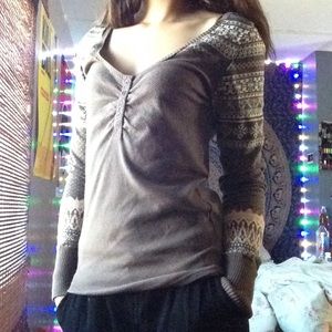 Free People Long Sleeve Shirt