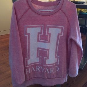 Light sweater with Harvard logo