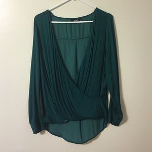 Forest green top