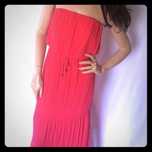 Red Maxi Dress SZ S NWT from Maurcies