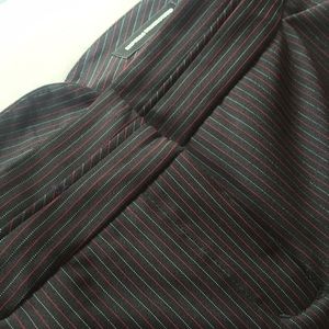 Editor Pant, Red & White Pinstripe. LIKE NEW 🎉