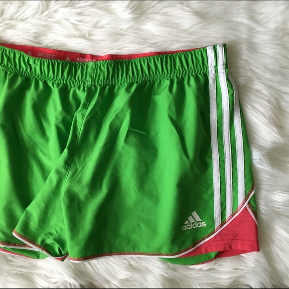 Adidas Pants - [adidas] lime running shorts