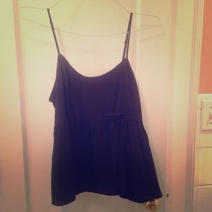 Black Flowy Tank