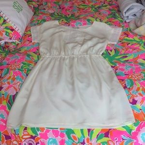 Madewell White Silk Dress