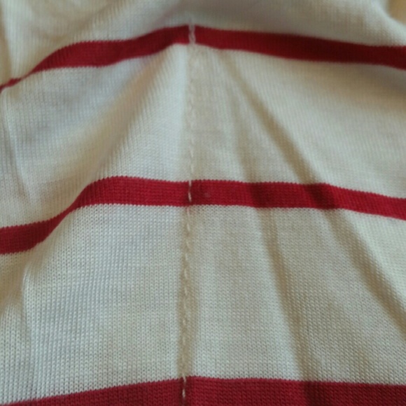 Red and Cream Striped Shirt - Picture 4 of 4