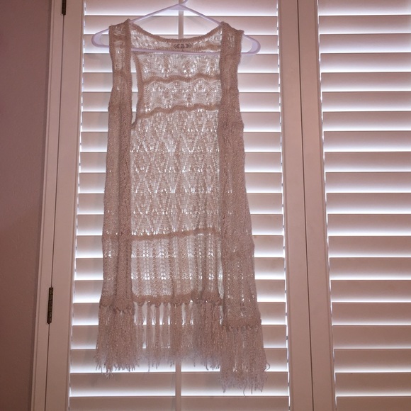 NWOT, Pink Rose bohemian cover up