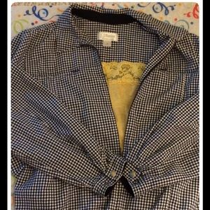 Zip up, light weight jacket/ blazer.