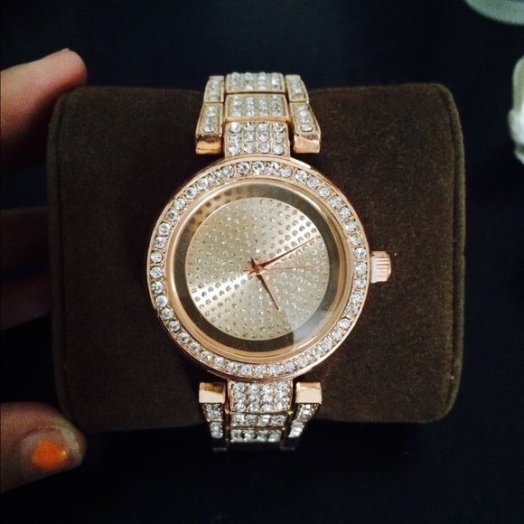 Rose Gold Diamond Watch