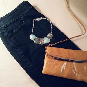 LOFT jean skirt