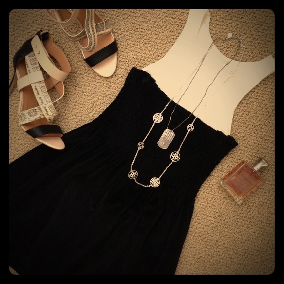 Poof! Black Velvet Tunic