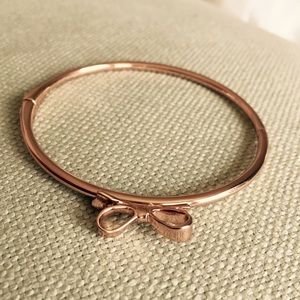 🚫SOLD🚫 Kate Spade Rose Gold Bow Bracelet