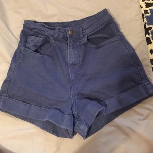 American apparel high waisted shorts