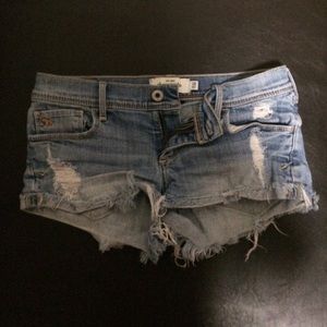Abercrombie distressed Jean shorts